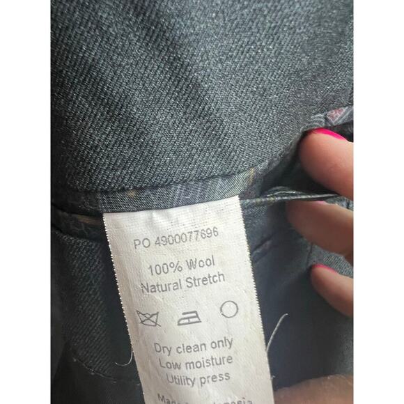 Lauren Ralph Lauren Men's Dark Gray Blazer Wool Natural Stretch 46R - Picture 14 of 16